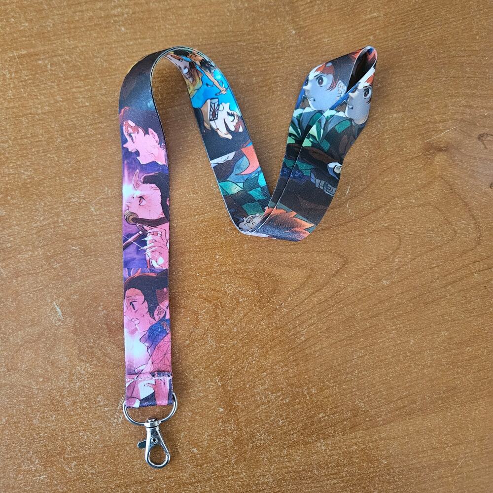 Demon Slayer Lanyard Tanjiro's Finest Battle Moments on Your Side